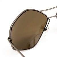 Thumbnail for Dries Van Noten x Linda Farrow Brown Sunglasses DVN42C4SUN