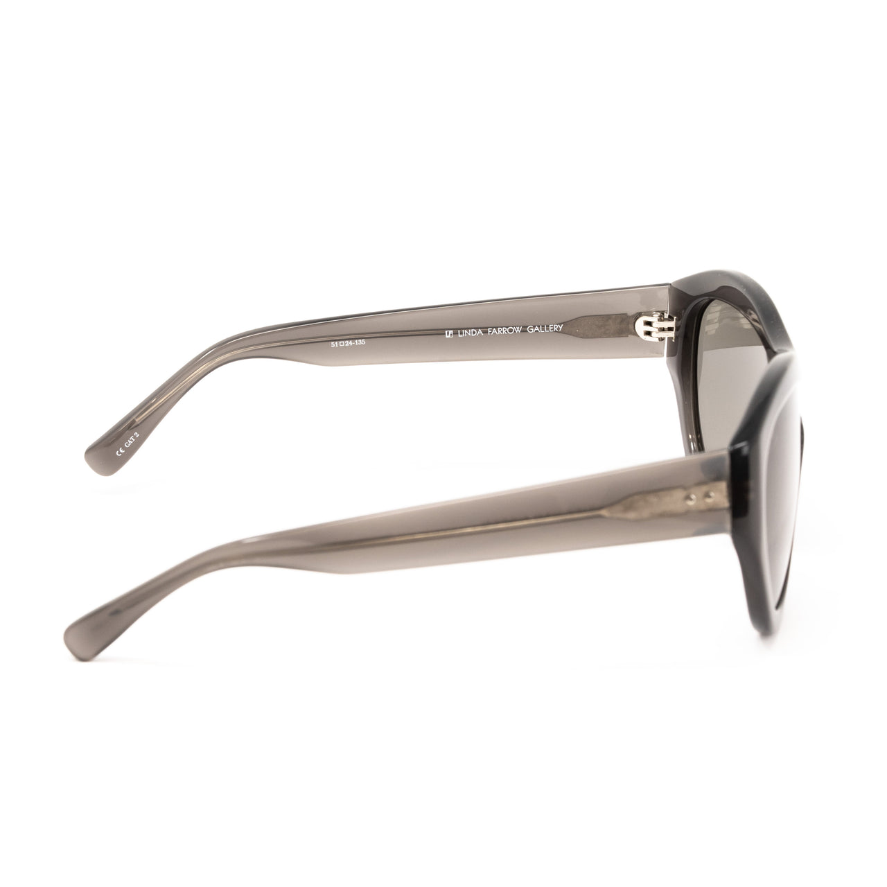 Dries Van Noten x Linda Farrow Grey Sunglasses DVN49C1SUN