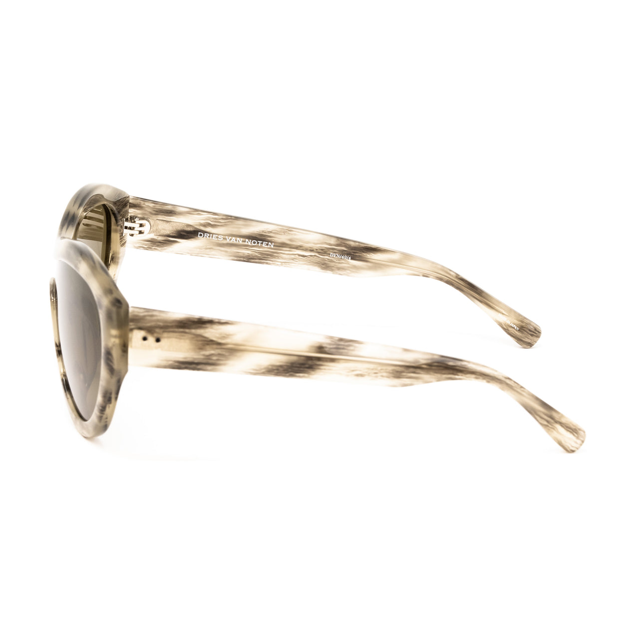 Dries Van Noten x Linda Farrow Horn Pattern Sunglasses DVN49C4SUN