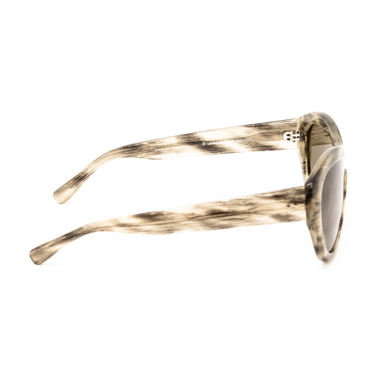 Dries Van Noten x Linda Farrow Horn Pattern Sunglasses DVN49C4SUN