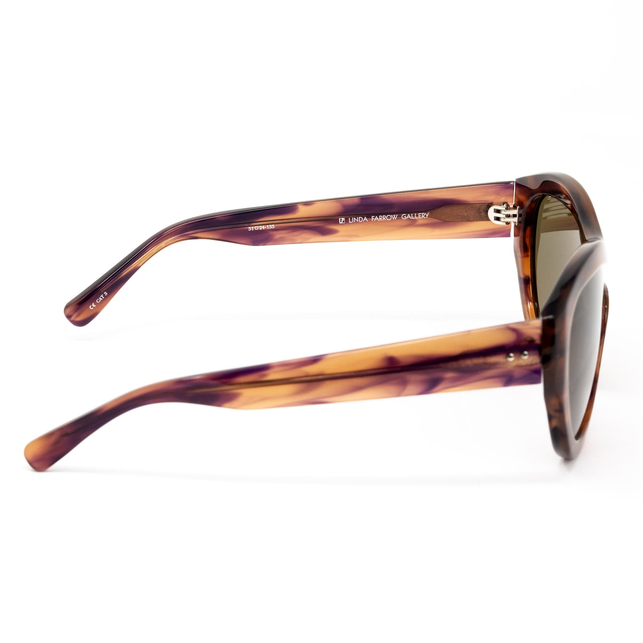 Dries Van Noten x Linda Farrow Tortoiseshell Sunglasses DVN49C5SUN