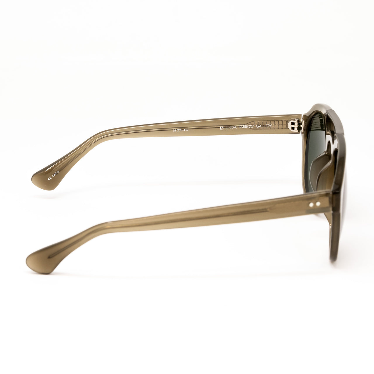 Dries Van Noten x Linda Farrow Brown Sunglasses DVN55C10SUN