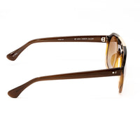 Thumbnail for Dries Van Noten x Linda Farrow Dark Brown Sunglasses DVN55C13SUN