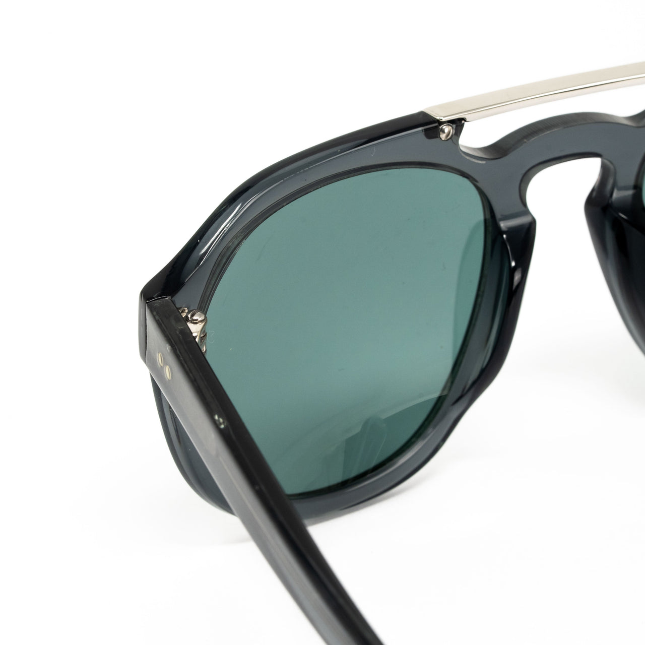 Dries Van Noten x Linda Farrow Green Sunglasses DVN55C7SUN