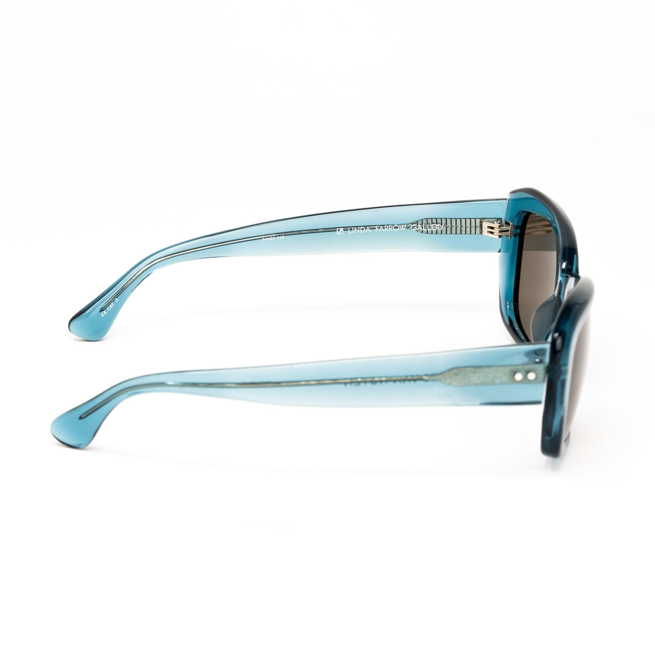 Dries Van Noten x Linda Farrow Blue Sunglasses DVN73C3SUN
