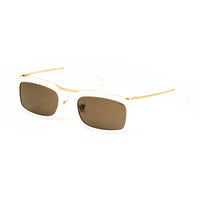 Thumbnail for Dries Van Noten x Linda Farrow White/Gold Sunglasses DVN74C1SUN