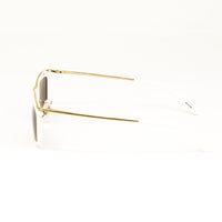 Thumbnail for Dries Van Noten x Linda Farrow White/Gold Sunglasses DVN74C1SUN