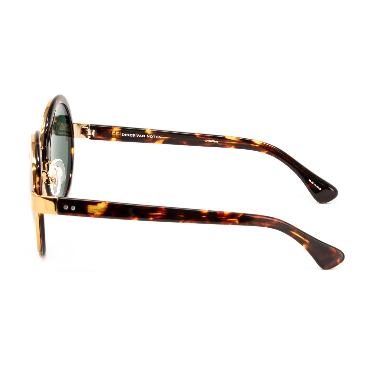 Dries Van Noten x Linda Farrow Tortoise/Gold Sunglasses DVN76C6SUN