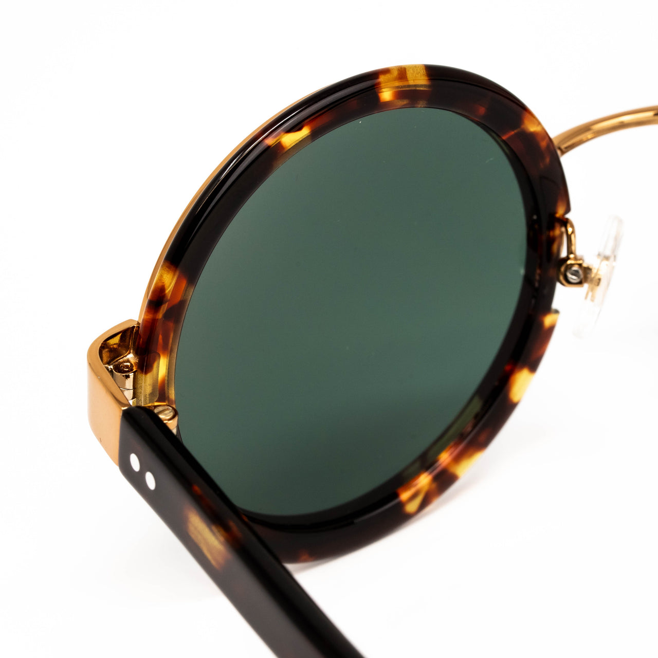 Dries Van Noten x Linda Farrow Tortoise/Gold Sunglasses DVN76C6SUN