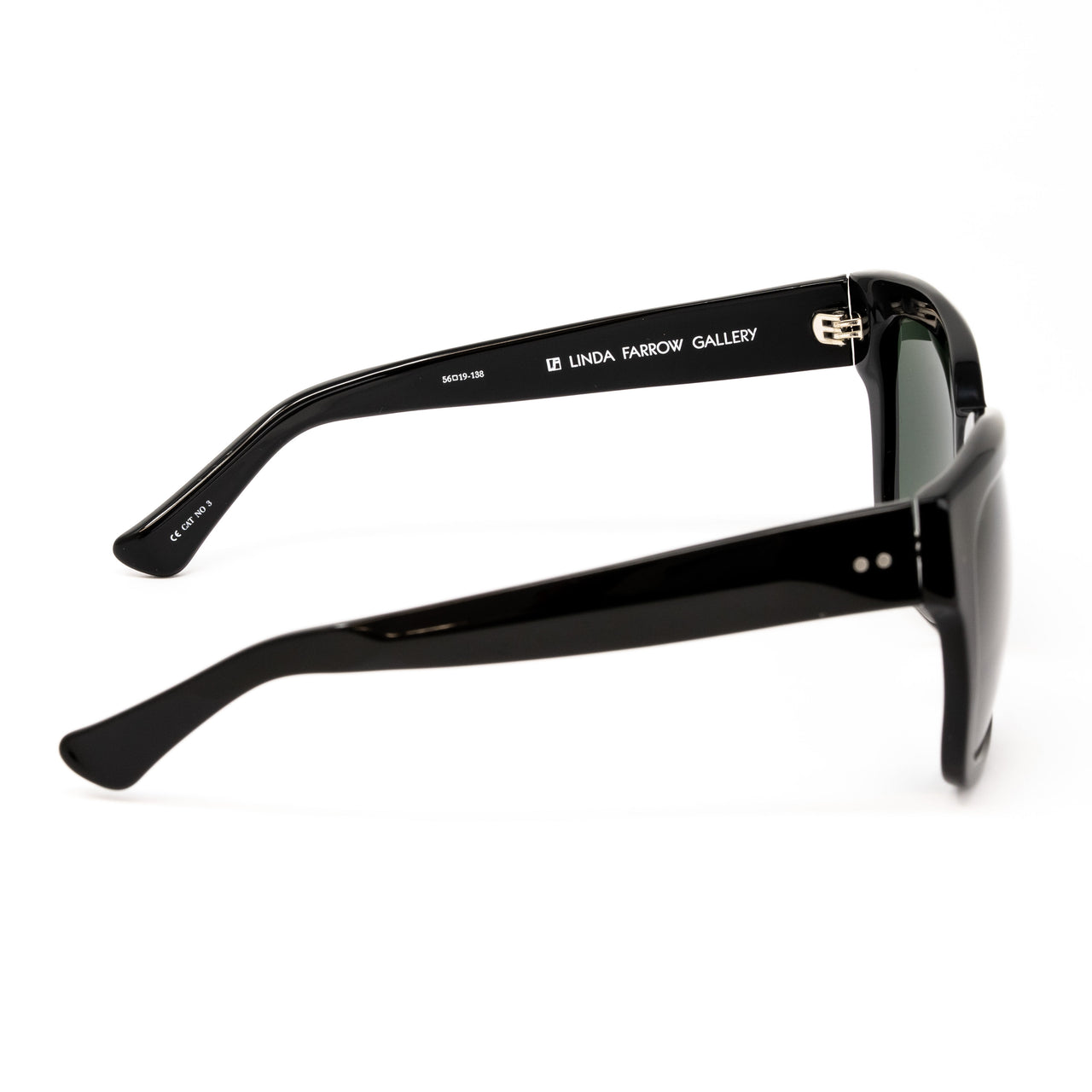 Dries Van Noten x Linda Farrow Black Sunglasses DVN84C12SUN