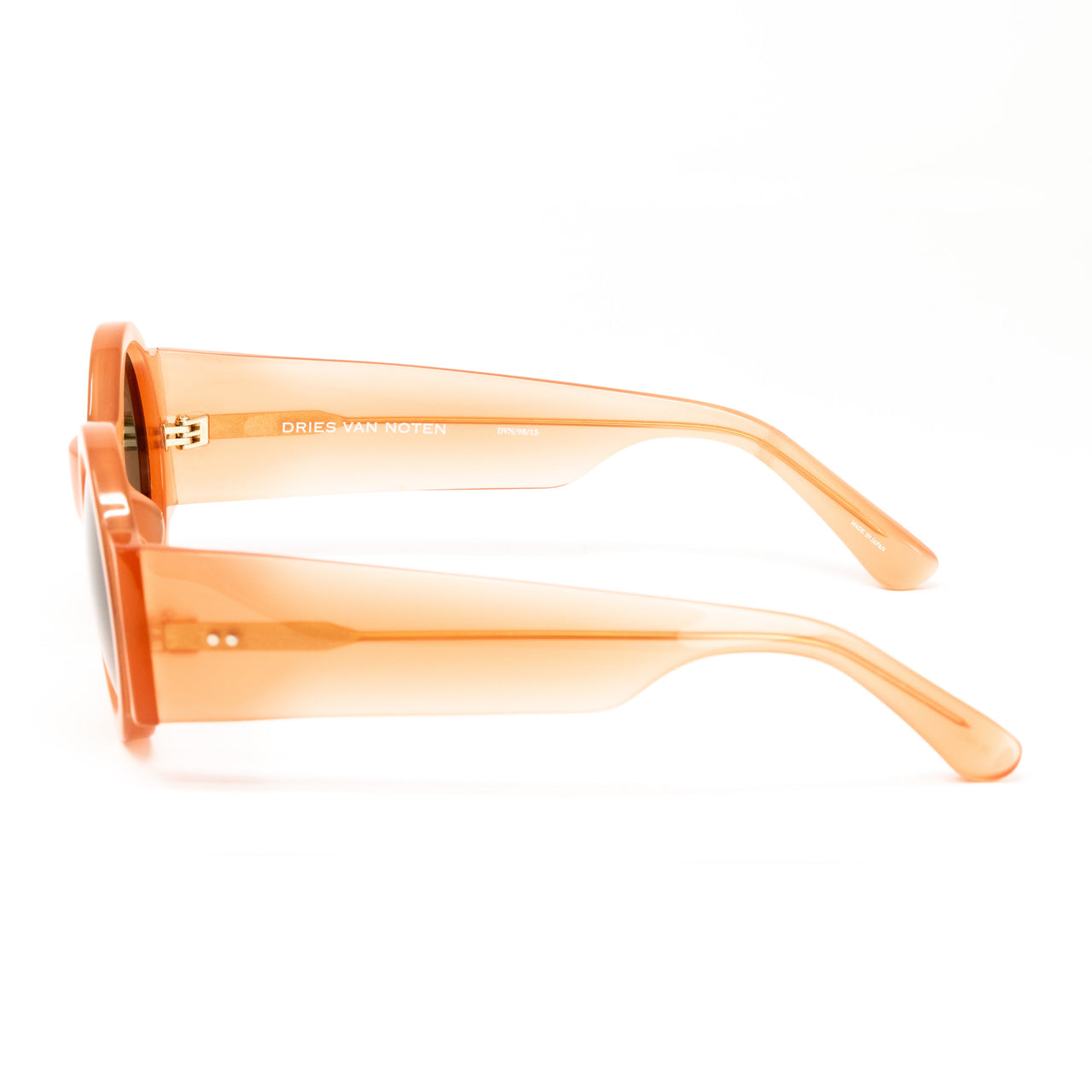Dries Van Noten x Linda Farrow Orange Sunglasses DVN98C15SUN