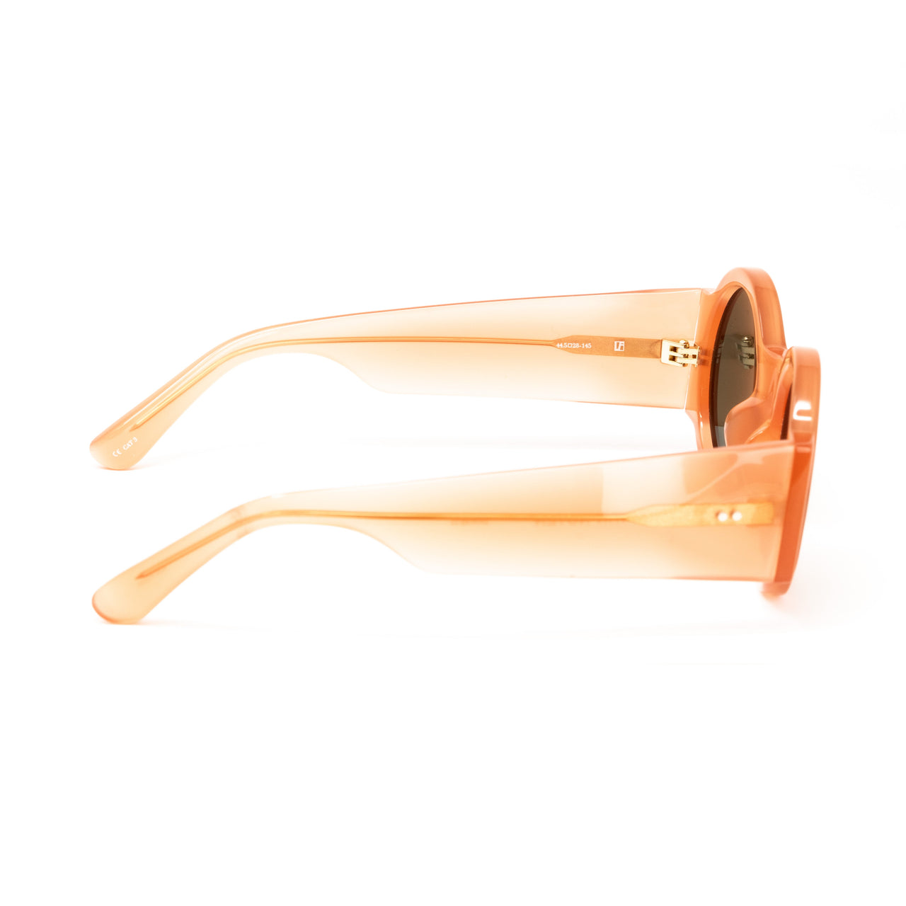 Dries Van Noten x Linda Farrow Orange Sunglasses DVN98C15SUN