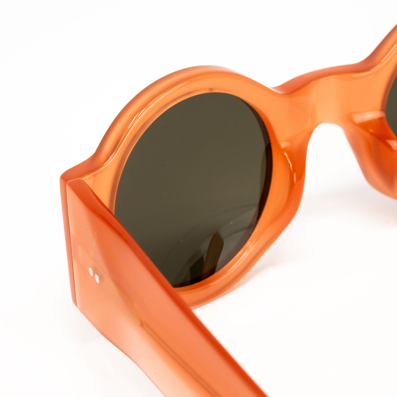 Dries Van Noten x Linda Farrow Orange Sunglasses DVN98C15SUN