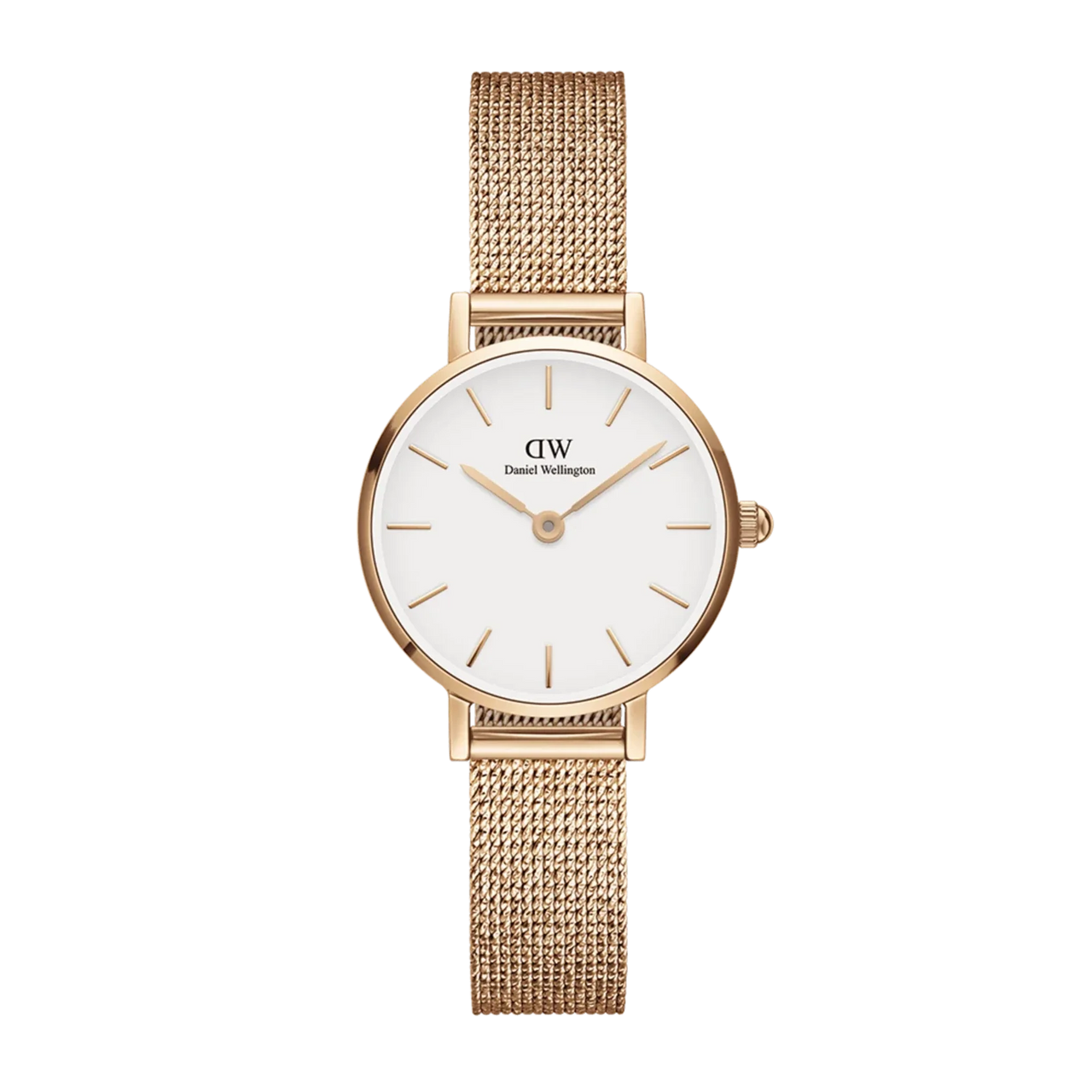 Daniel Wellington Petite Pressed Melrose Ladies Rose Gold Watch DW00100447