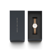 Thumbnail for Daniel Wellington Petite Pressed Melrose Ladies Rose Gold Watch DW00100447