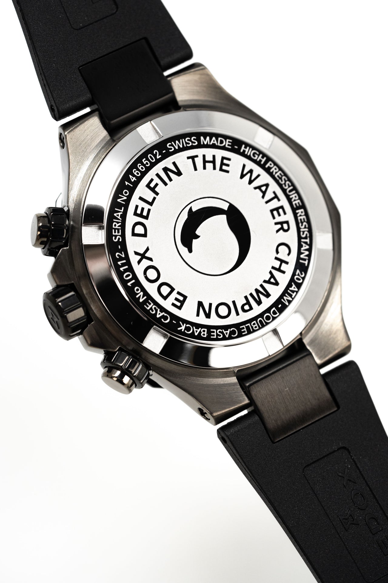 Edox Men's Watch Delfin The Original Chronograph Orange 10112-37GNOCA-ANO
