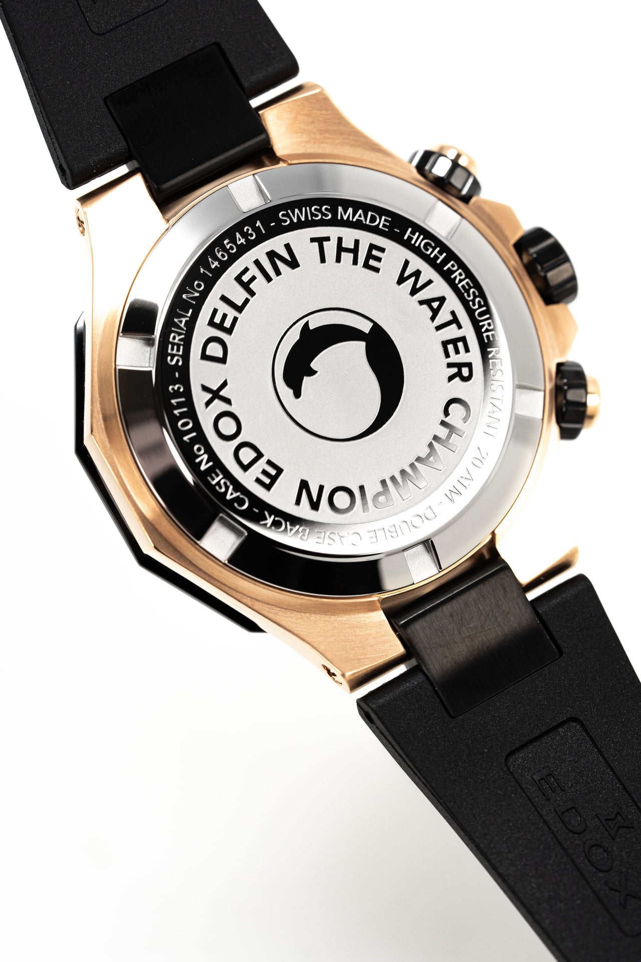 Edox Men's Watch Delfin The Original Chronograph Black 10113-37RNCA-NIR