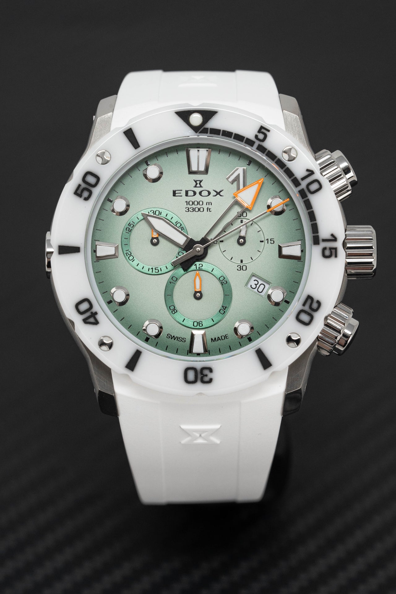 Edox Men's Watch CO-1 Chronograph Green 10242-TINBN-VIDNO