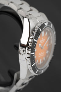 Thumbnail for Edox Men's Watch Neptunian Sky Diver Automatic Steel Orange 80120-3NM-ODN