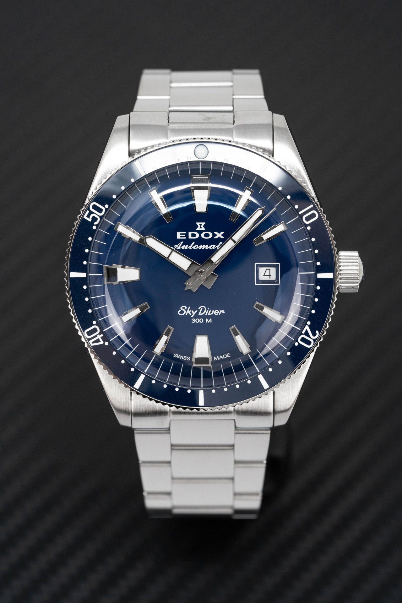 Edox Men's Watch Limited Edition Sky Diver Automatic Blue 80126-3BUM-BUIN