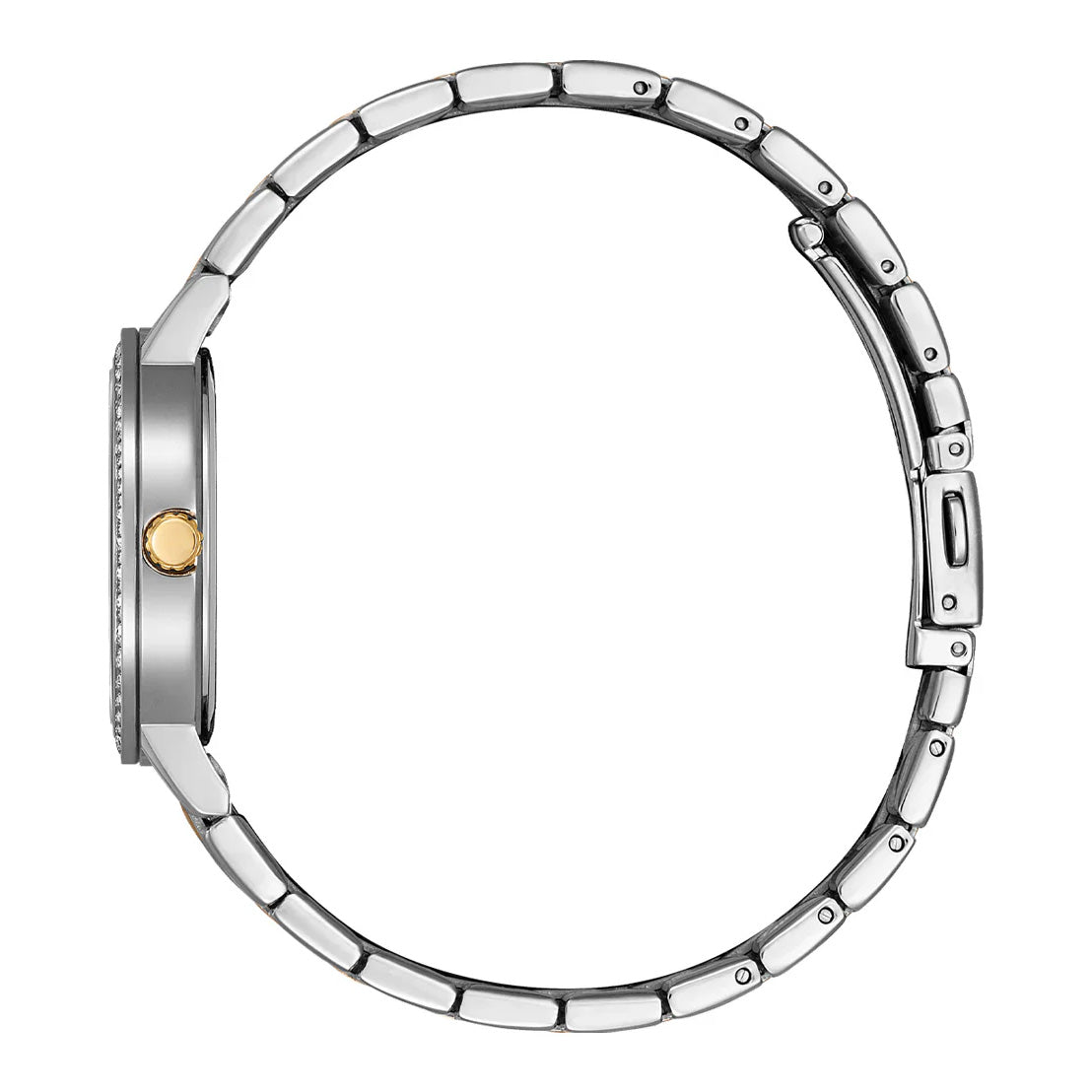 Citizen Ladies' Blue Dial 31mm Crystal Two-Tone Watch