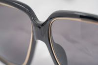 Thumbnail for Eley Kishimoto Women's Sunglasses Angular Jackie-O Gold Black 8EK20C1BLACK