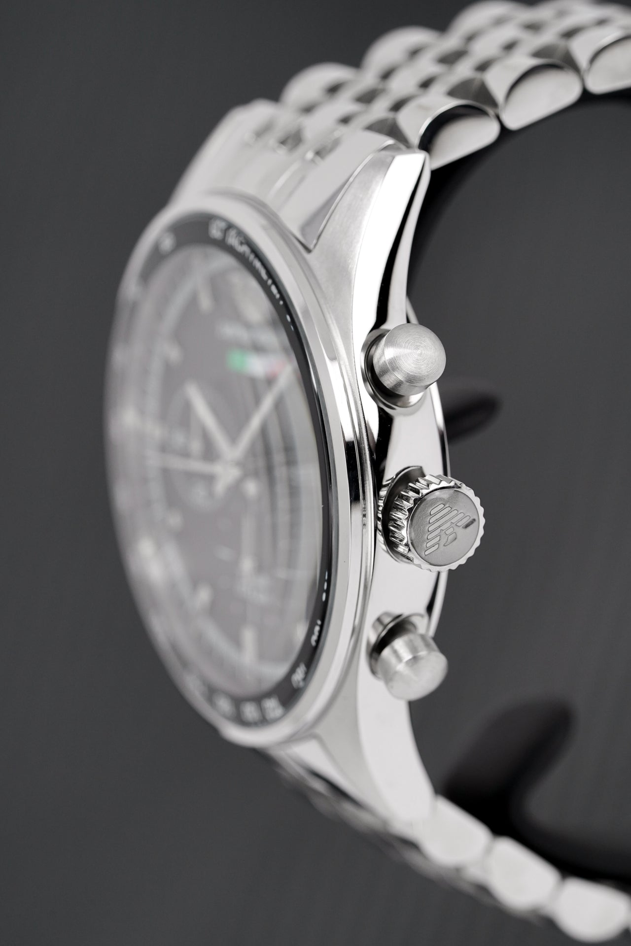 Emporio Armani Men's Team Italia Chronograph Watch Steel AR5983 – Watches &  Crystals