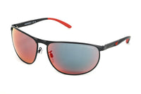 Thumbnail for Emporio Armani Men's Sunglasses Wraparound Black/Red EA212430016P