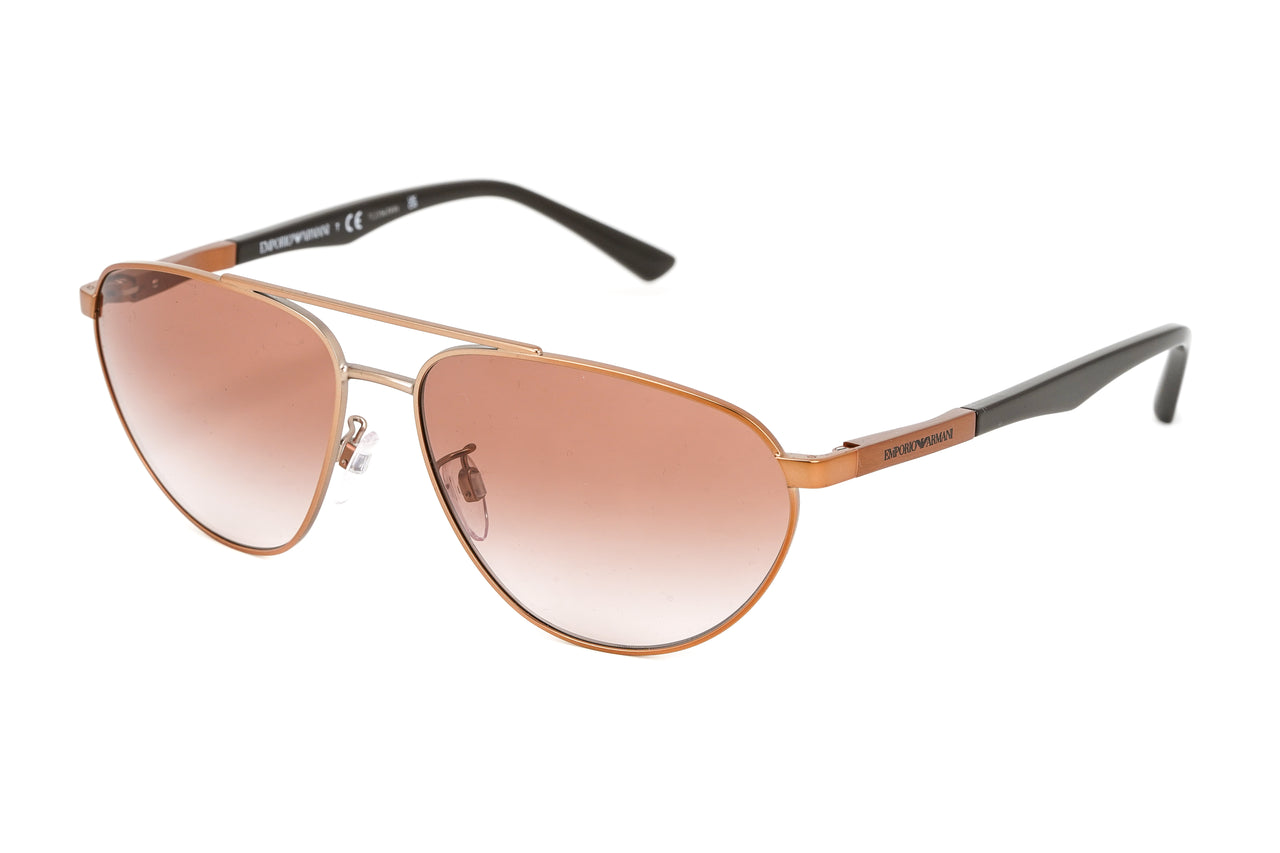 Emporio Armani Men's Sunglasses Flat Top Rose Gold EA2125300413