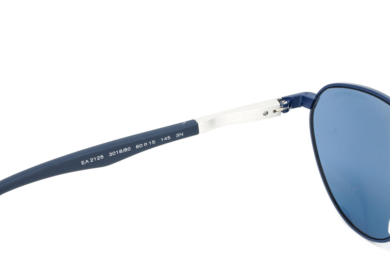 Emporio Armani Men's Sunglasses Flat Top Blue EA2125301880
