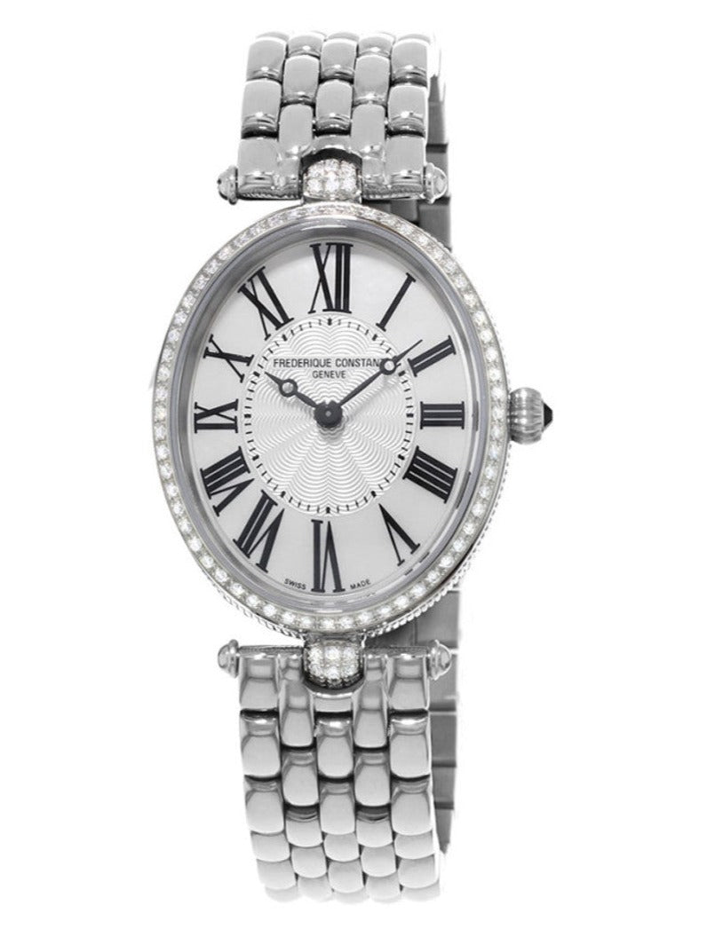 Frederique Constant Ladies Watch Art Deco Oval Mother of Pearl FC-200MPW2VD6B