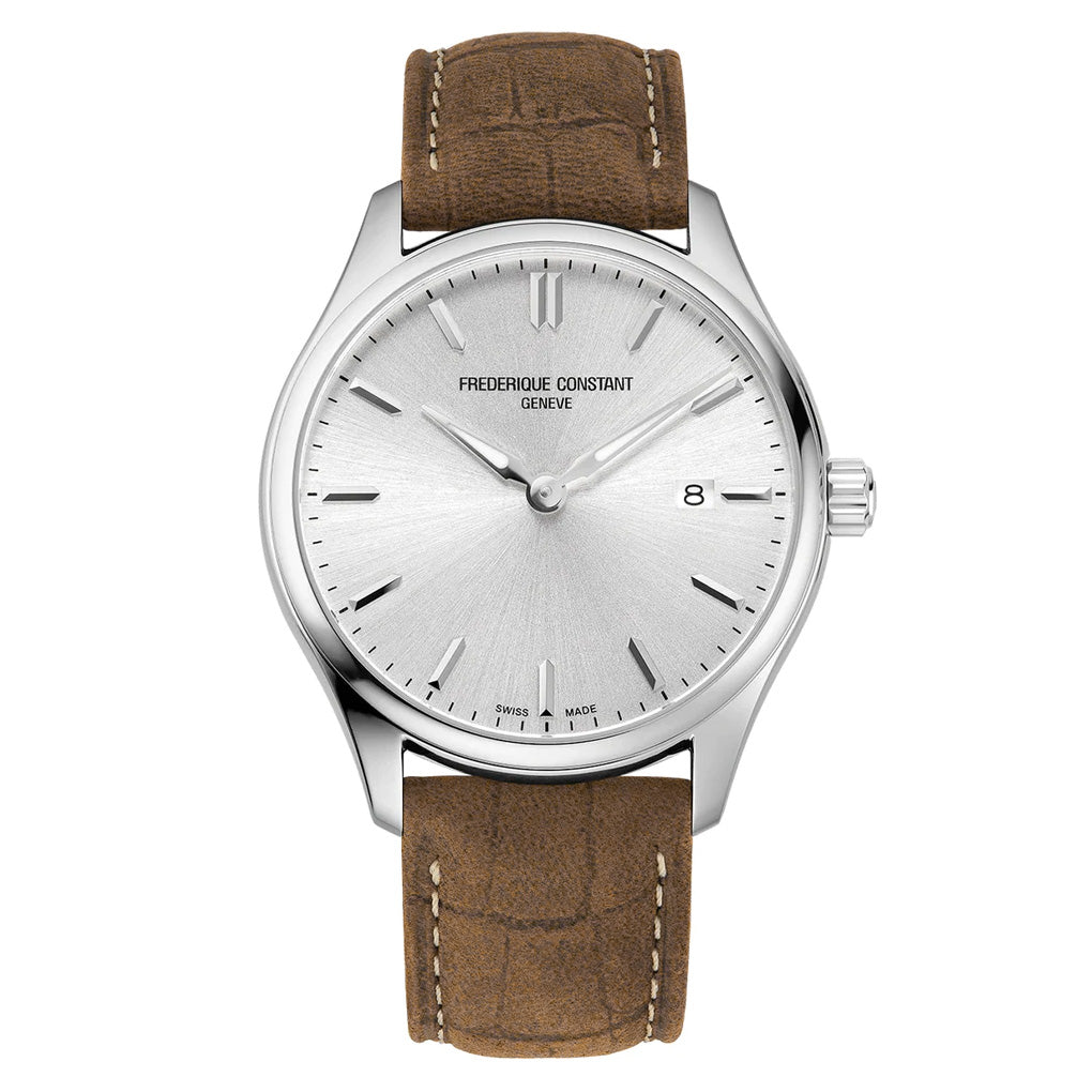 Frederique Constant Watch Men's Classic Brown Leather FC-220SS5B6