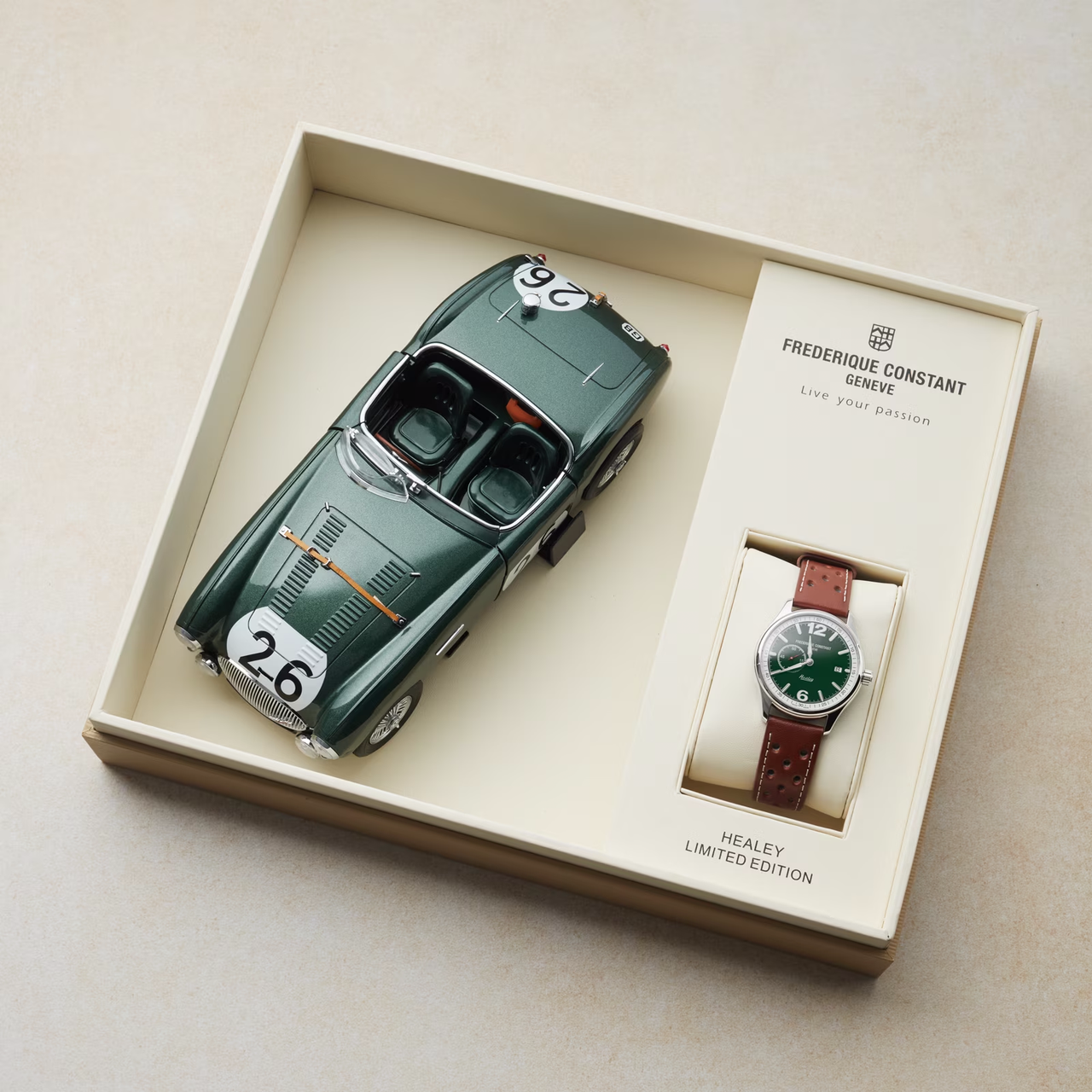 Frederique Constant Watch Vintage Rally Healey Small Seconds Green FC-345HGRS5B6