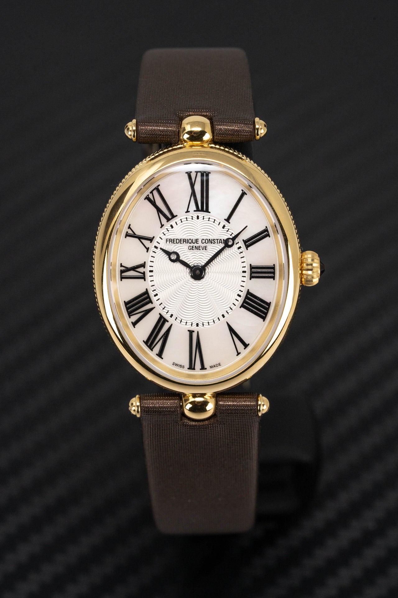Frederique Constant Watch Ladies Art Deco Yellow Gold PVD FC-200MPW2V5