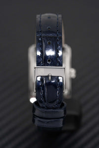 Thumbnail for Frederique Constant Watch Ladies Classic Carree Blue Leather FC-200MPWCD16
