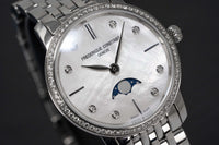Thumbnail for Frederique Constant Watch Slimline Moon Phase Diamond FC-206MPWD1SD6B