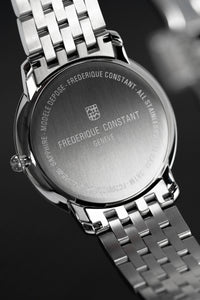 Thumbnail for Frederique Constant Slimline Watch Steel Bracelet FC-220S5S6B