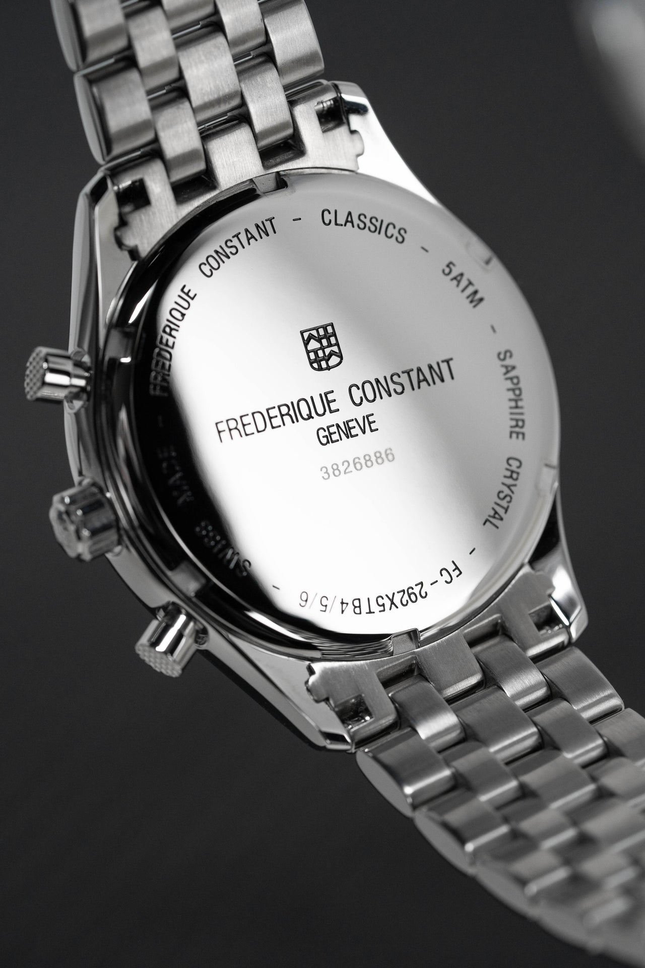 Frederique Constant Watch Men's Classic Chronograph Black FC-292MG5B6B