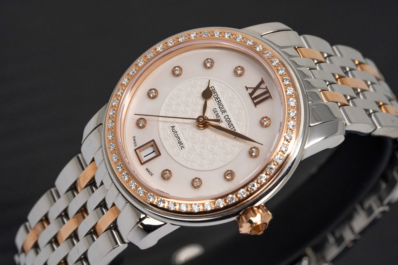 Frédérique Constant Watch World Heart Federation Diamond Two Tone IP Rose Gold FC-303WHF2PD2B3