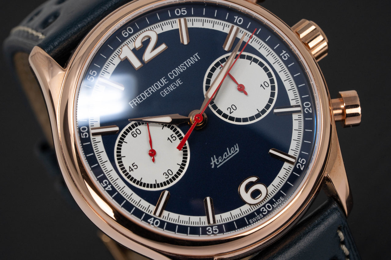 Frederique Constant Watch Vintage Rally Healey Blue FC-397HN5B4
