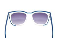 Thumbnail for Furla Women's Sunglasses Classic Square Clear/Blue SFU069 0D82