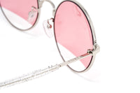 Thumbnail for Furla Women's Sunglasses Round Gold/Pink SFU235 0579