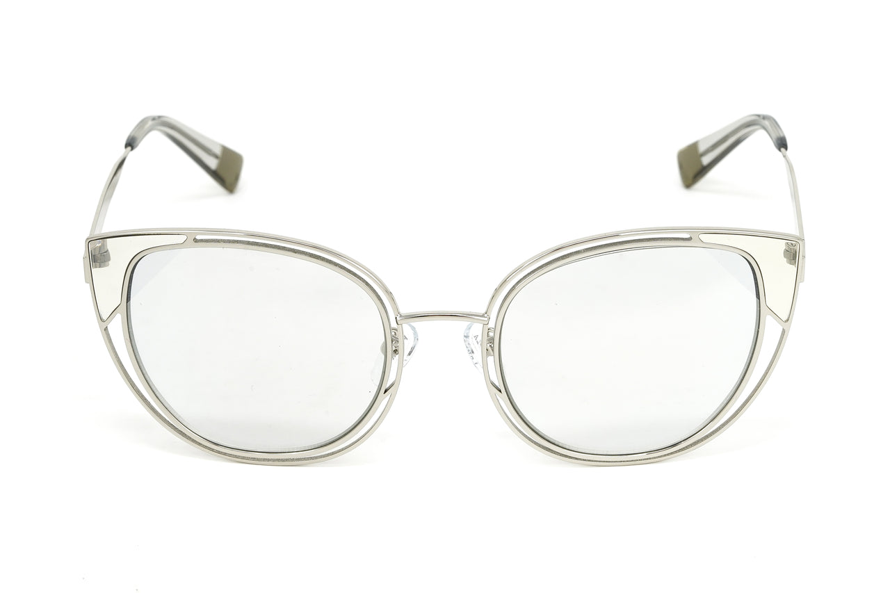 Furla Women's Sunglasses Cat Eye Silver SFU246 579X