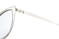 Thumbnail for Furla Women's Sunglasses Cat Eye Silver SFU246 579X
