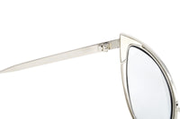 Thumbnail for Furla Women's Sunglasses Cat Eye Silver SFU246 579X