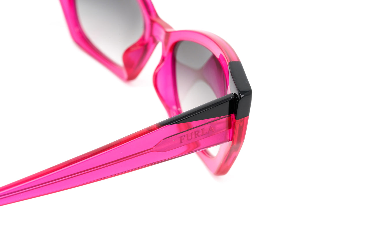 Furla Women's Sunglasses Cat Eye Pink SFU334V 0ATE