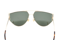 Thumbnail for Furla Women's Sunglasses Half-Moon Pilot Gold SFU463 300Y