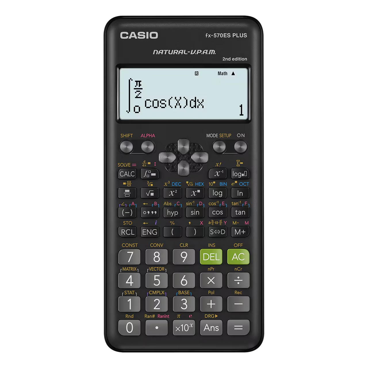 Casio Scientific Calculator FX-570ES Plus 2nd Edition Natural Display