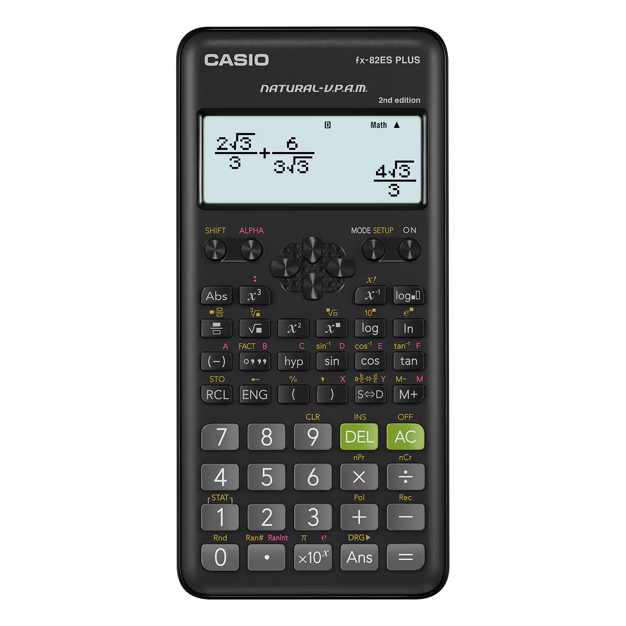 Casio Scientific Calculator FX-82ESPLUS-2 2nd Edition Natural Display