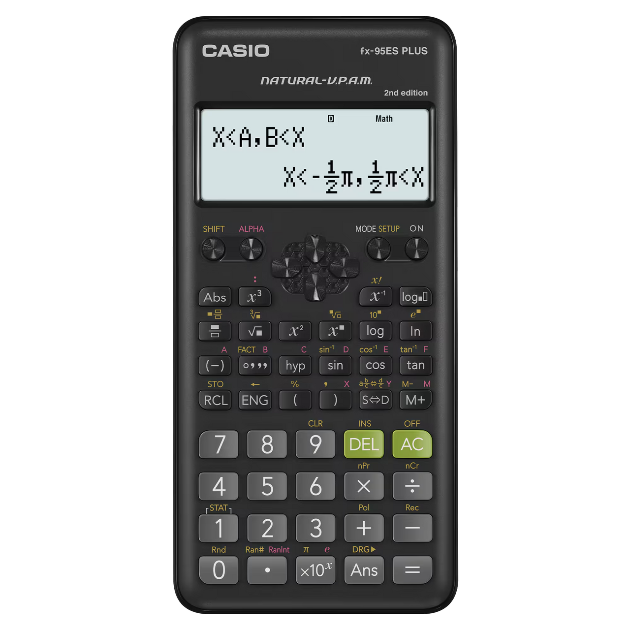 Casio Scientific Calculator FX-95ES Plus 2nd Edition Natural Textbook Display